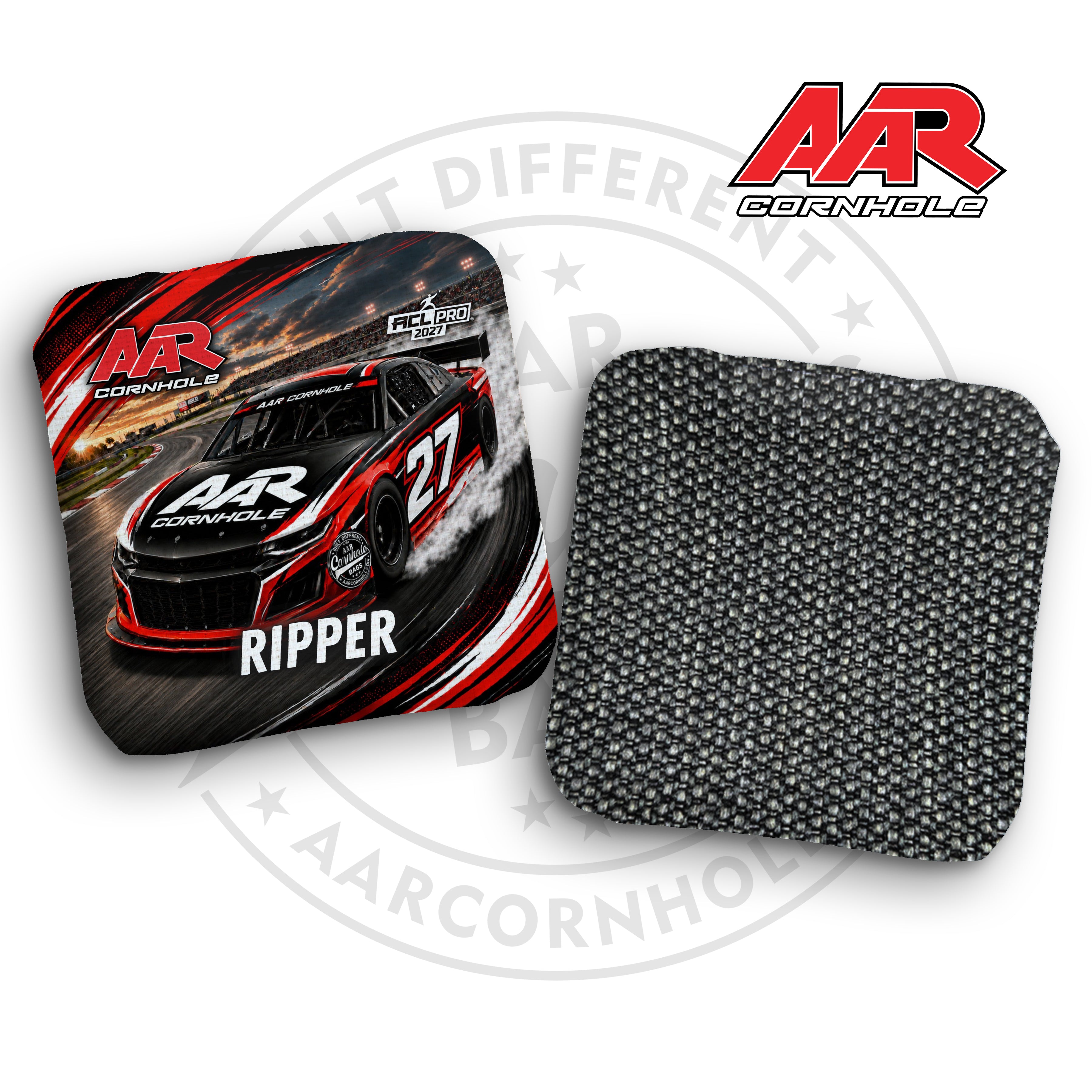 2027 AAR Ripper Cornhole Bags - Racecar Edition - ACL Pro Stamped