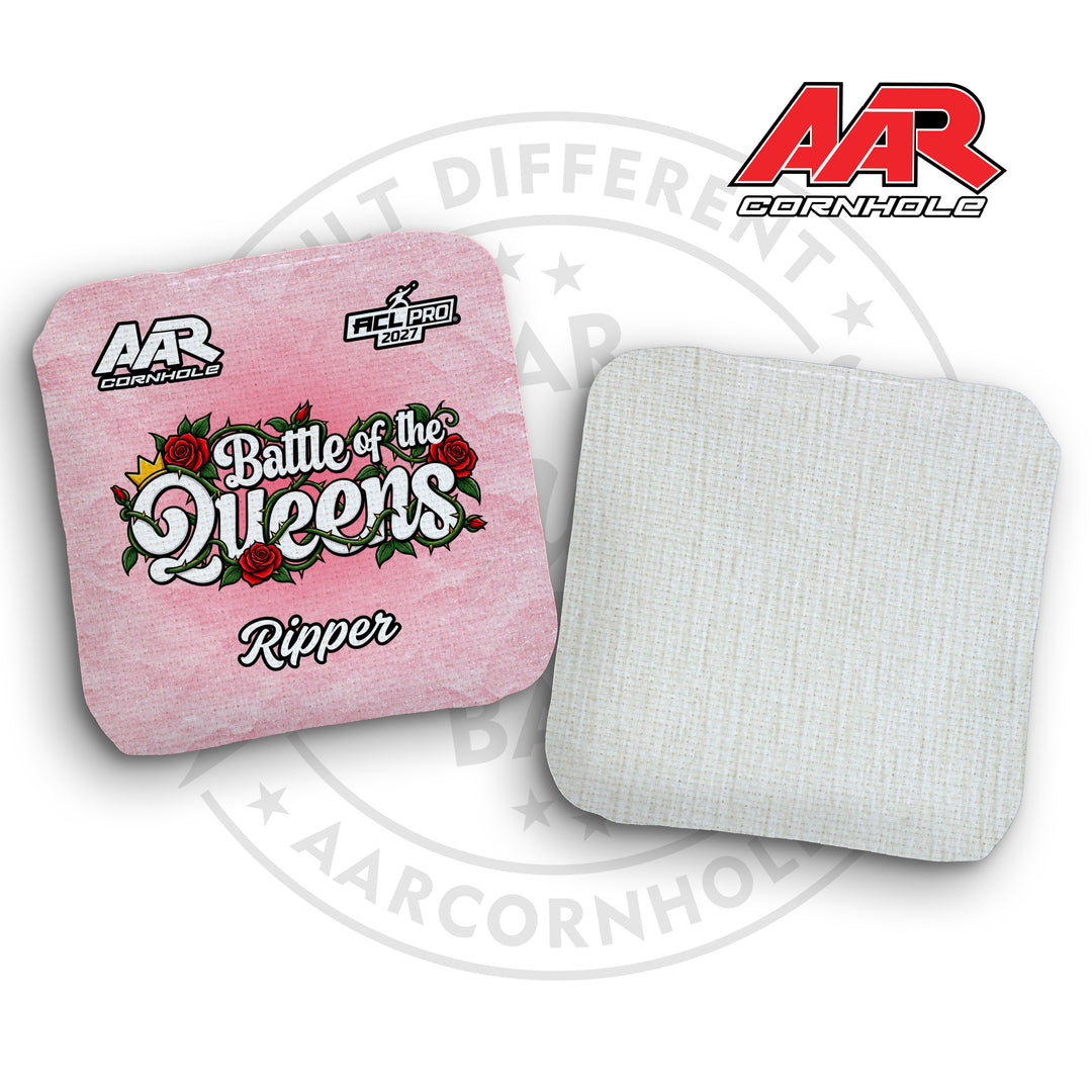 2027 AAR Ripper Cornhole Bags - Battle of the Queens - Pink