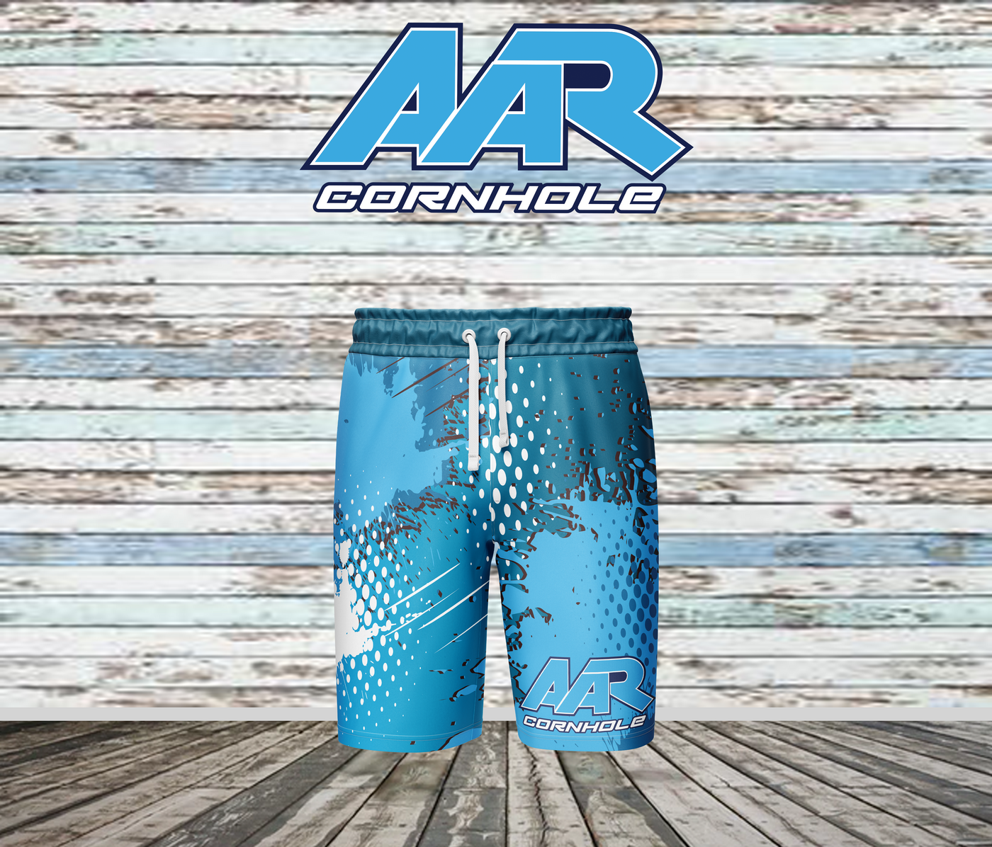 AAR Cornhole Shorts - Halftone Grunge