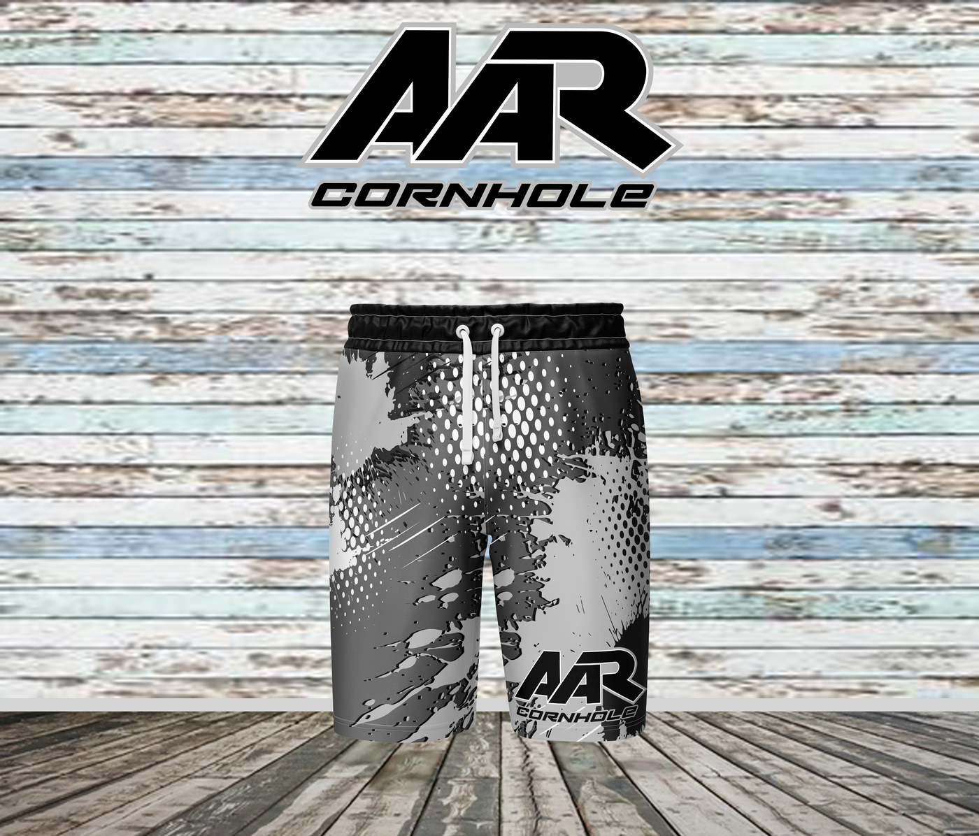 AAR Cornhole Shorts - Halftone Grunge