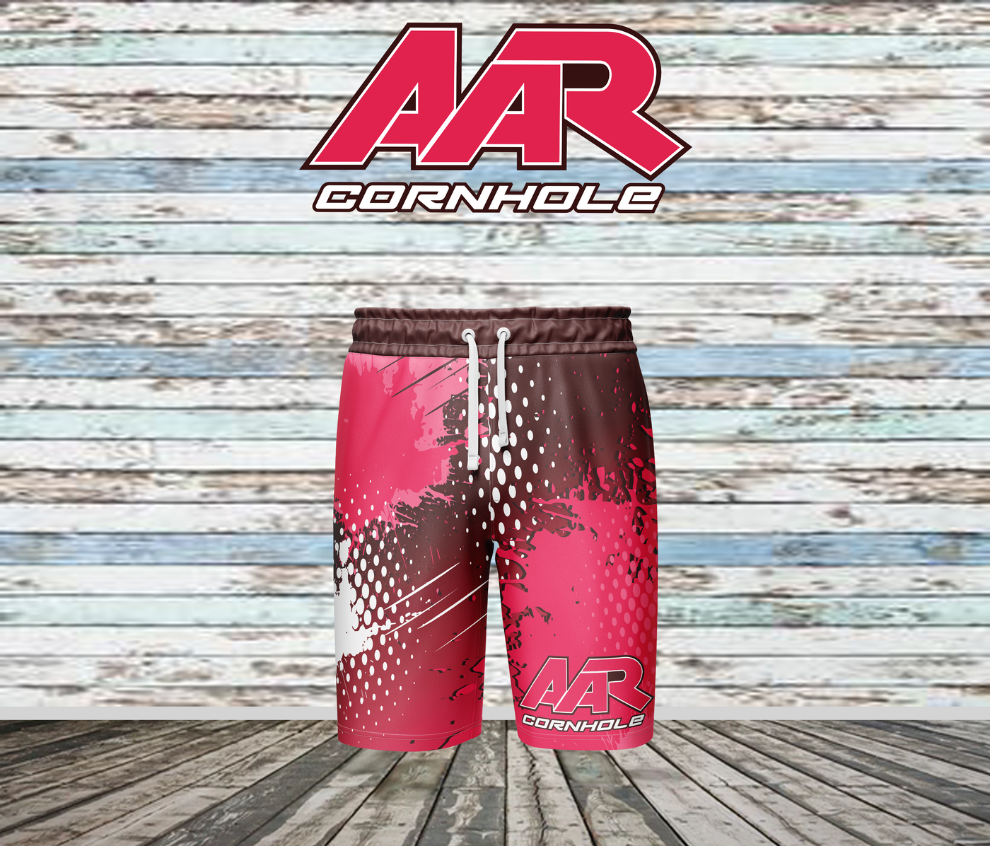 AAR Cornhole Shorts - Halftone Grunge