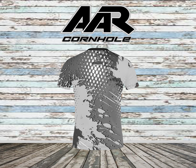 AAR Cornhole Jersey - Halftone Grunge - Gray