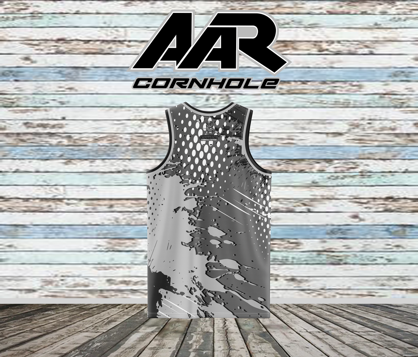 AAR Cornhole Tank Top - Halftone Grunge