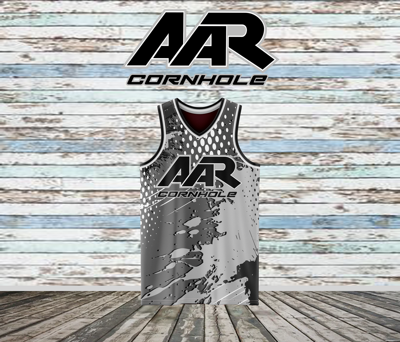 AAR Cornhole Tank Top - Halftone Grunge