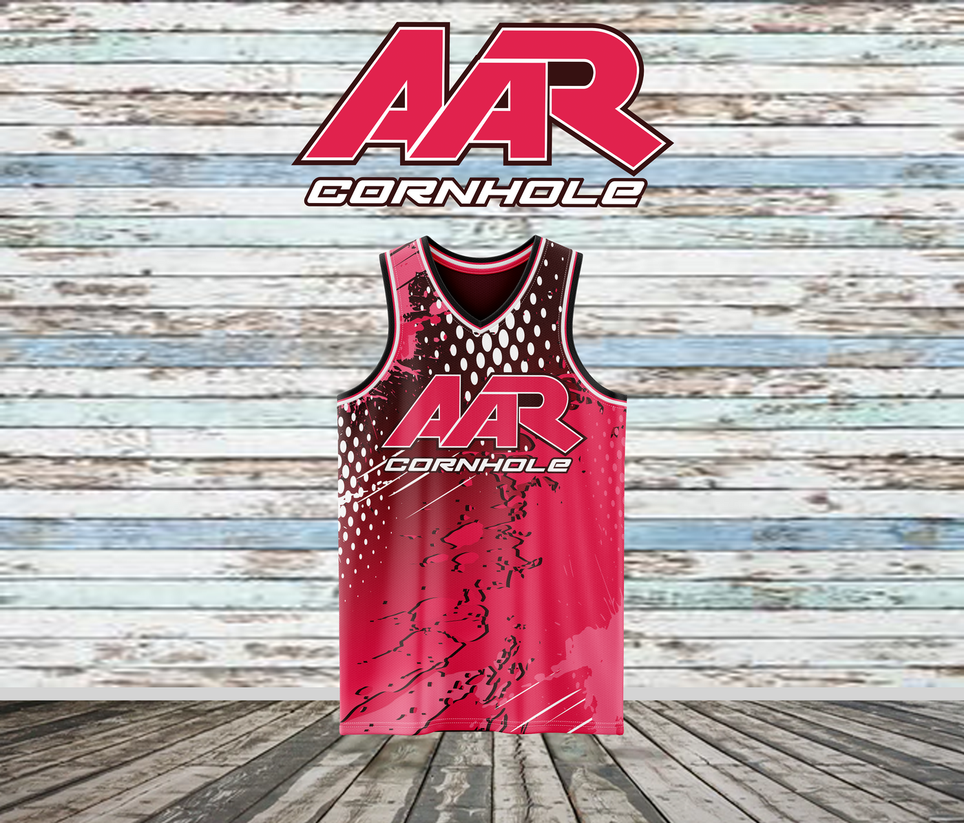 AAR Cornhole Tank Top - Halftone Grunge