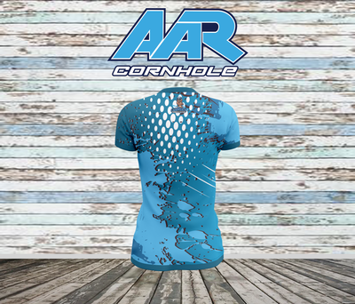 AAR Cornhole Jersey - Halftone Grunge - Blue
