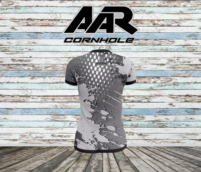 AAR Cornhole Jersey - Halftone Grunge - Gray