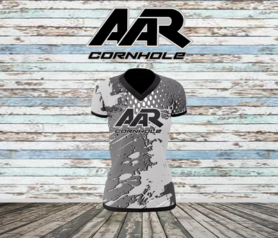 AAR Cornhole Jersey - Halftone Grunge - Gray