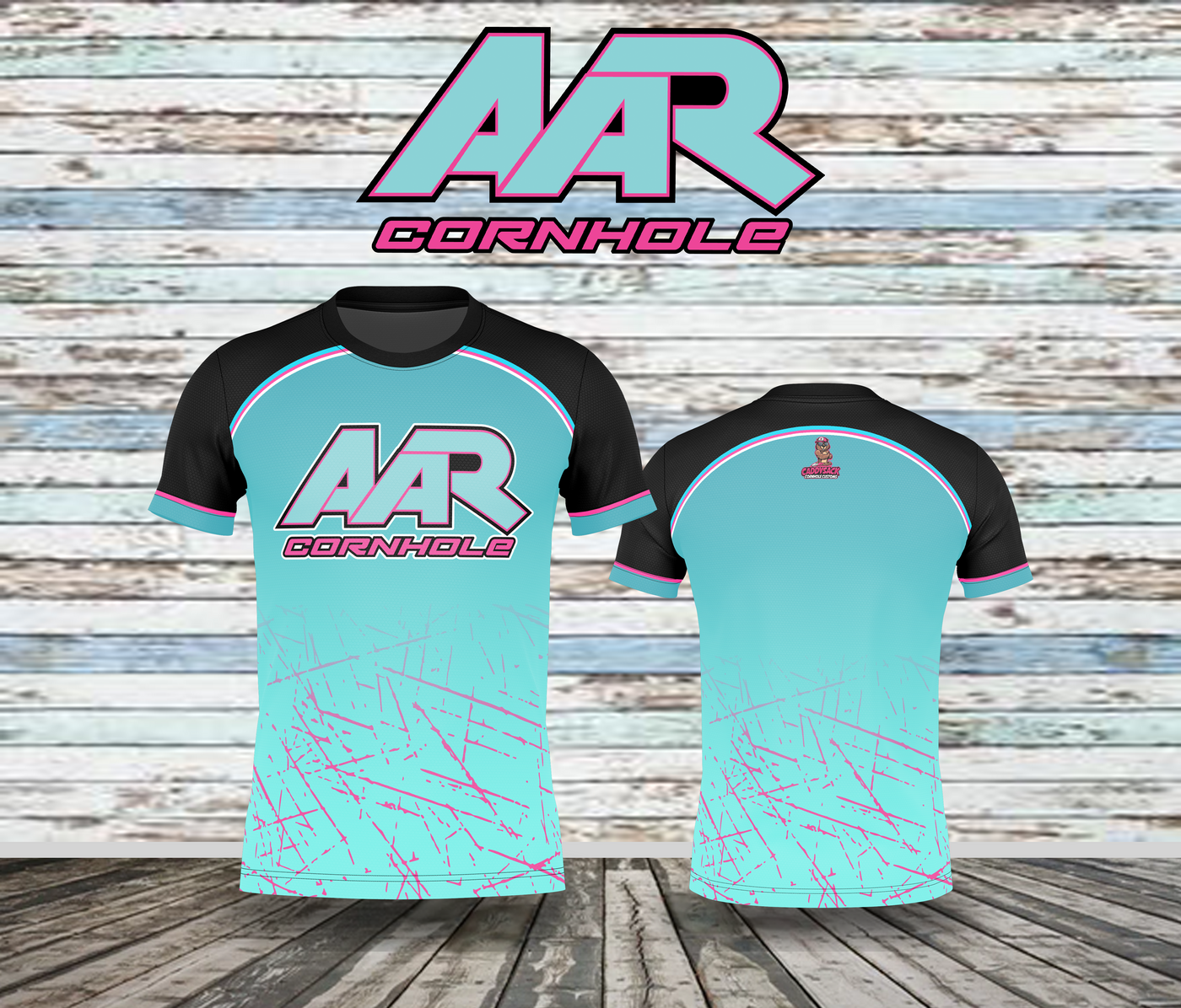 AAR Cornhole Jersey - Chaos Gradient - Blue