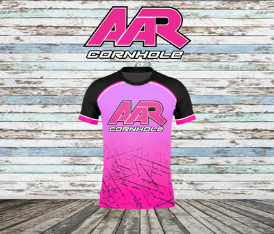 AAR Cornhole Jersey - Chaos Gradient - Pink
