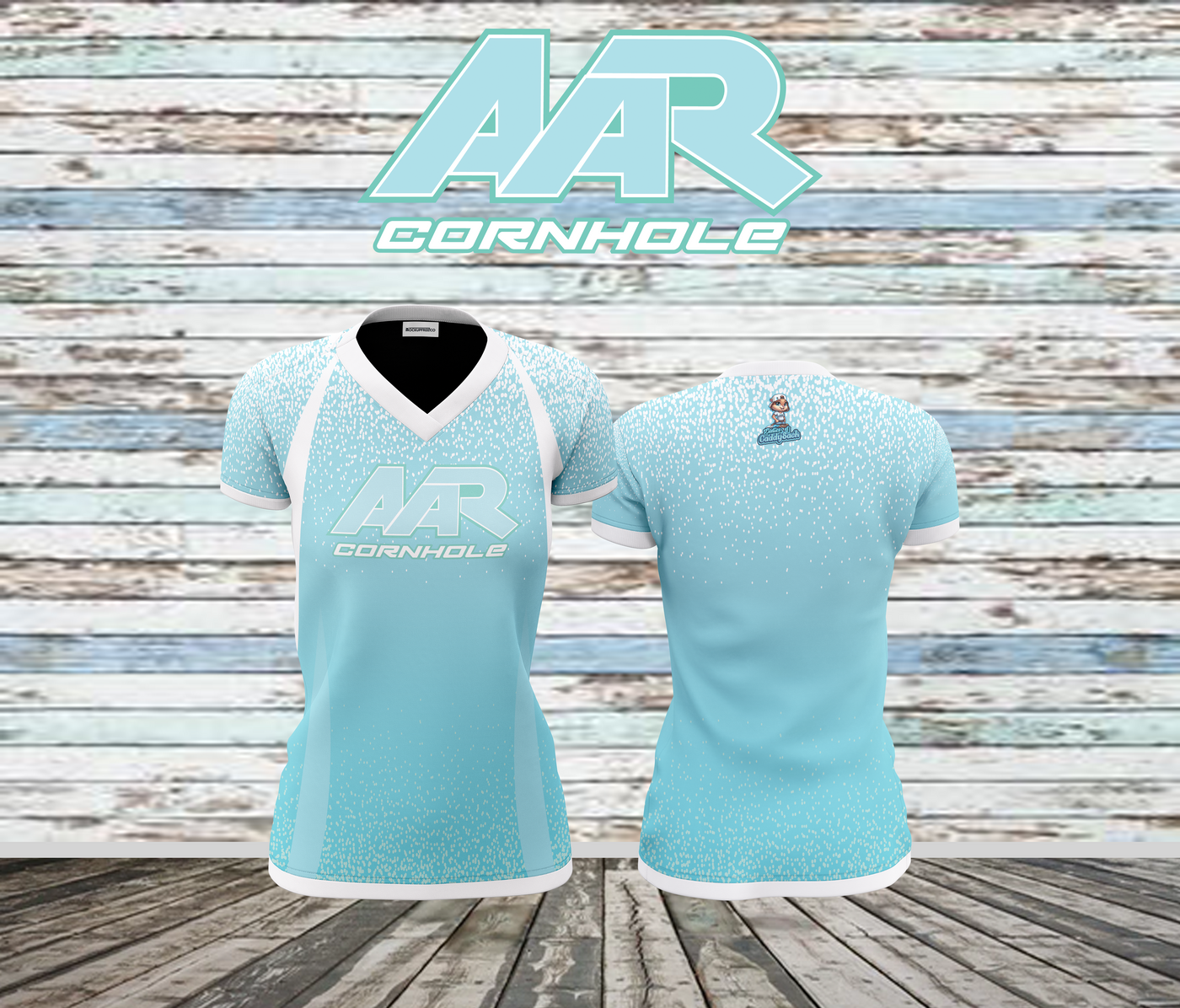 AAR Cornhole Jersey - Dot Gradient - Women's - Blue/White