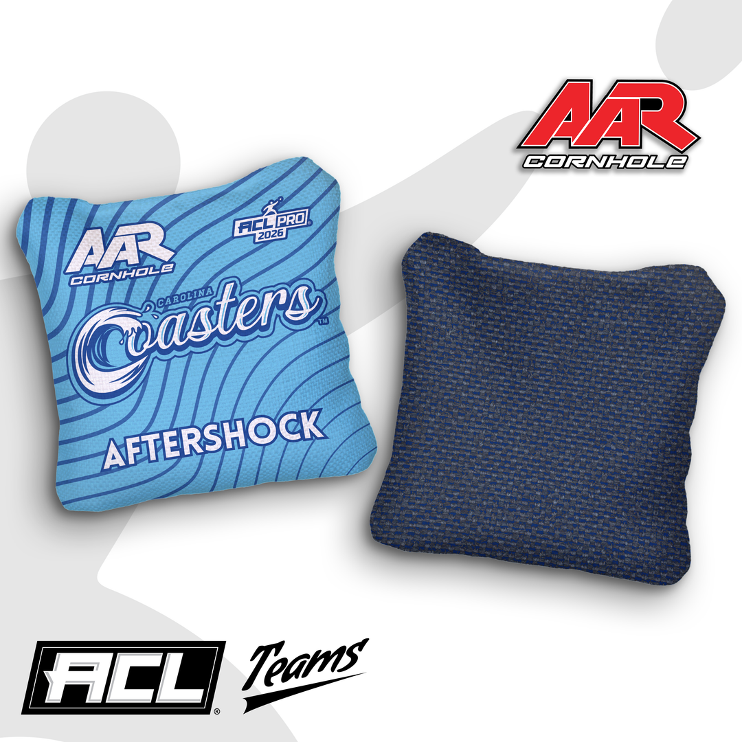 2026 AAR Cornhole Bags - Coasters Wave Edition - Light Blue - ACL Pro