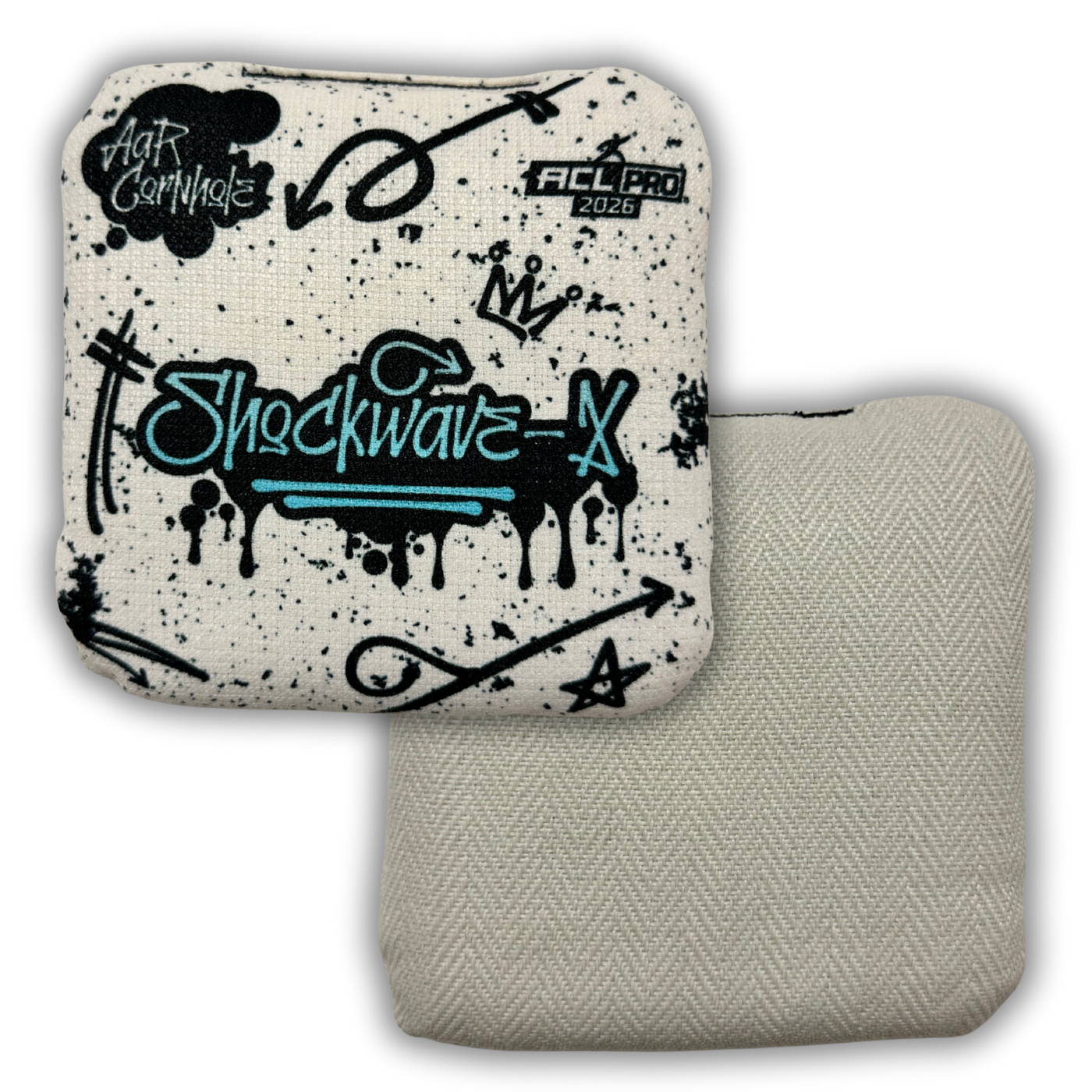 2026 AAR Shockwave-X Cornhole Bags - Graffiti Edition - ACL Pro Stamped - SET OF 4