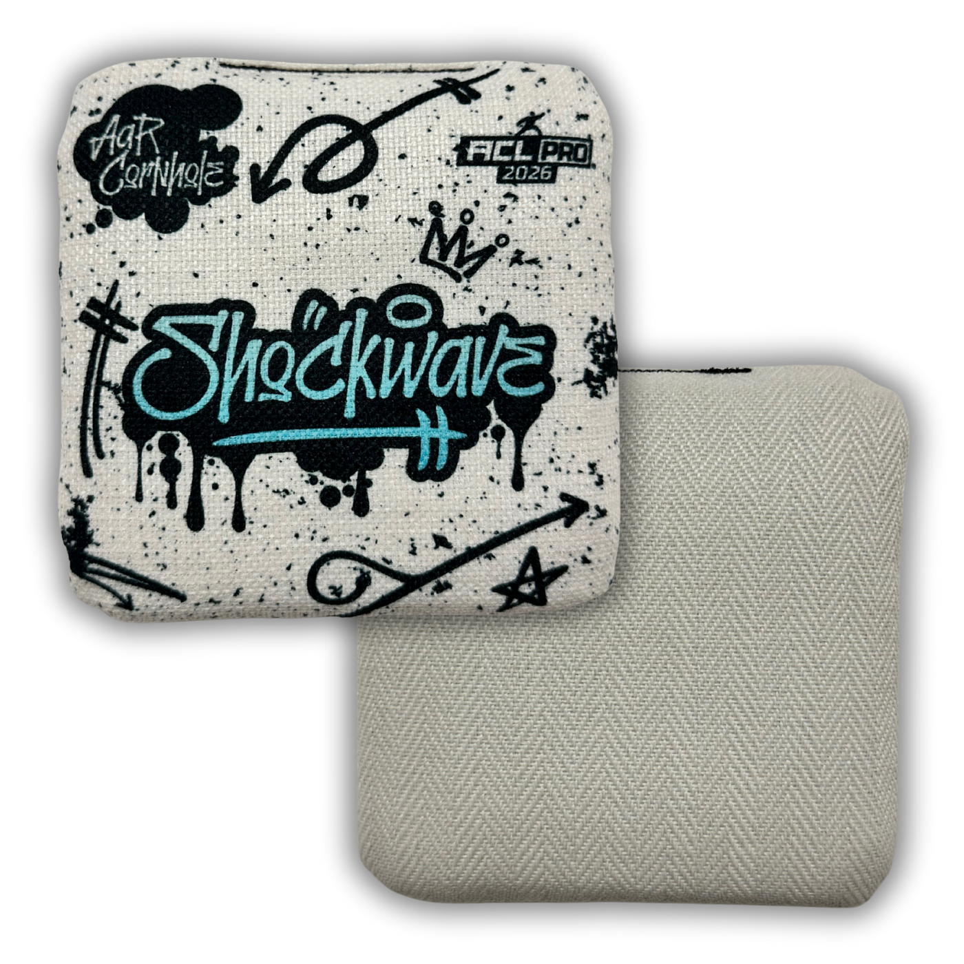 2026 AAR Shockwave Cornhole Bags - Graffiti Edition - ACL Pro Stamped - SET OF 4