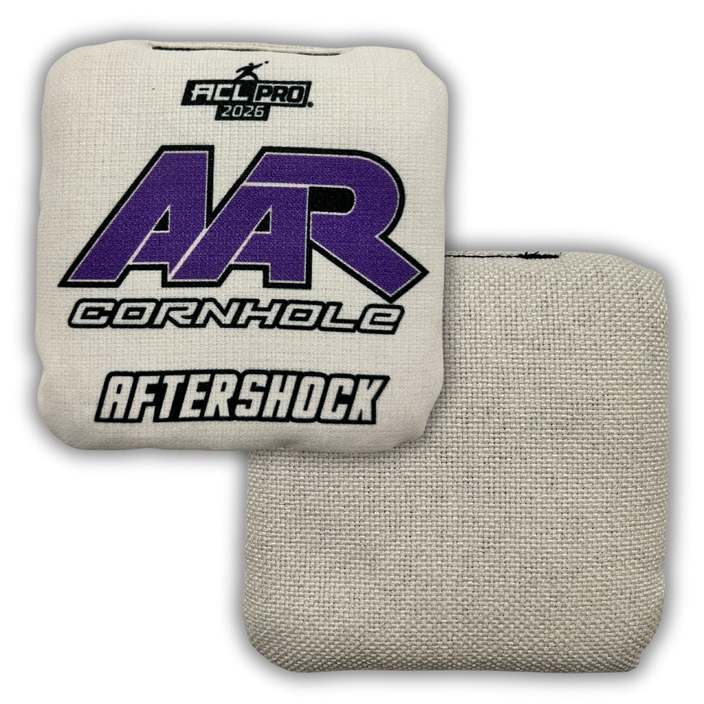 2026 AAR Aftershock Cornhole Bags - Solid Edition - ACL Pro Stamped - SET OF 4