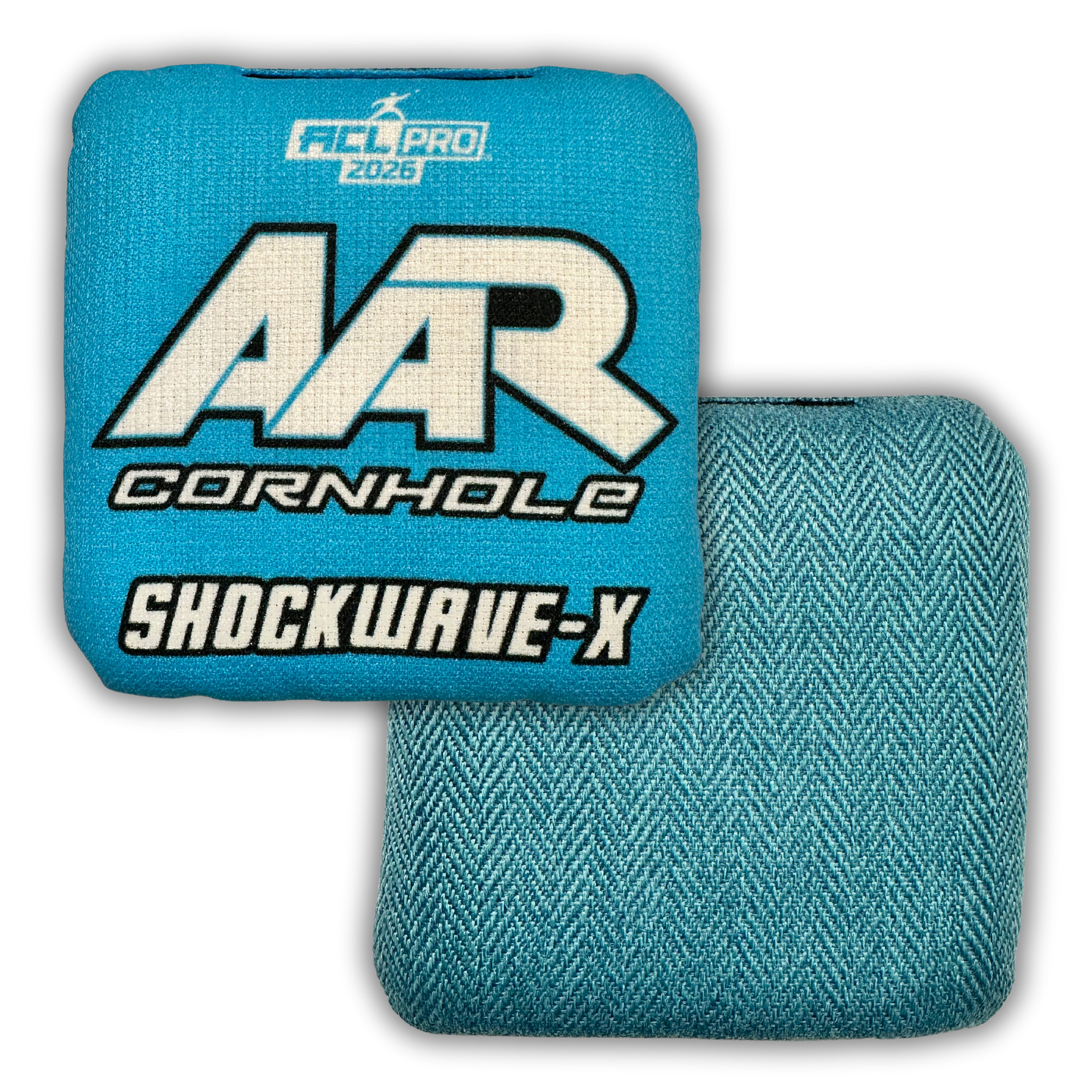 2026 AAR Shockwave-X Cornhole Bags - Solid Edition - ACL Pro Stamped - SET OF 4