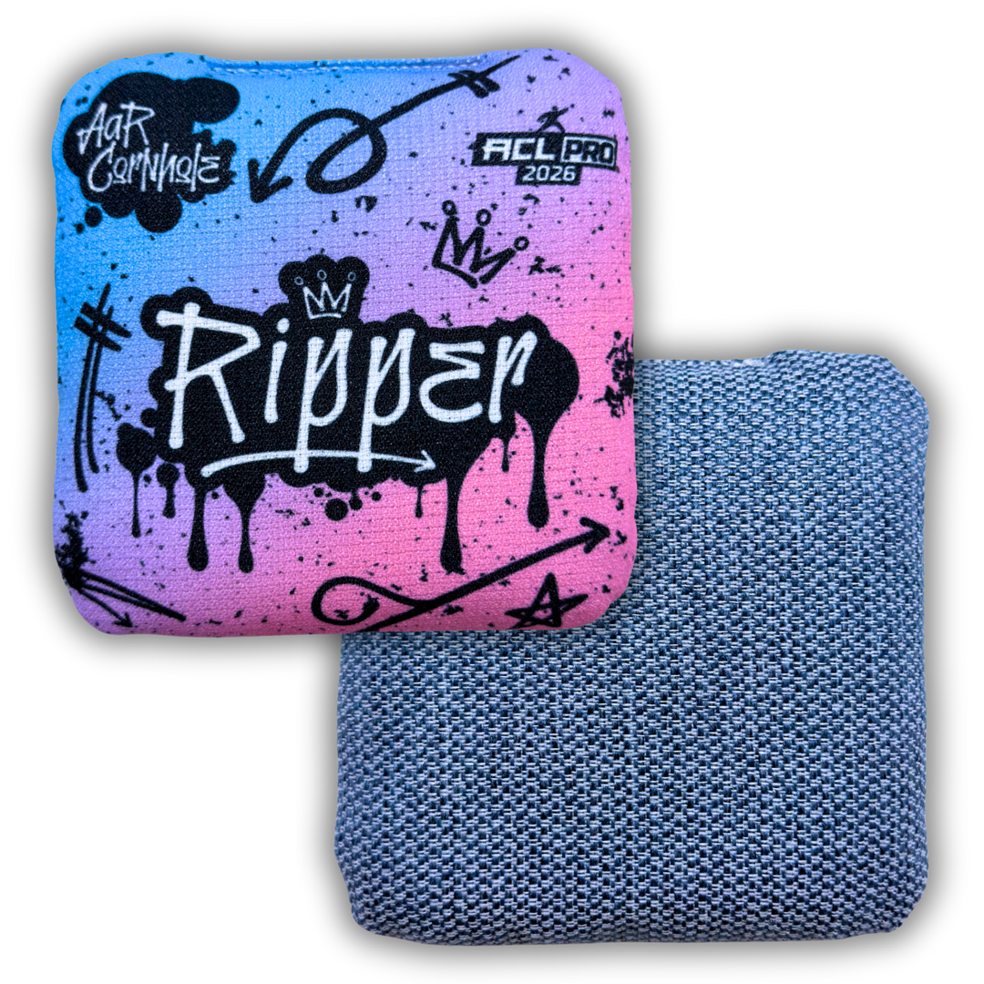 2026 AAR Ripper Cornhole Bags - Cotton Candy Graffiti Edition
