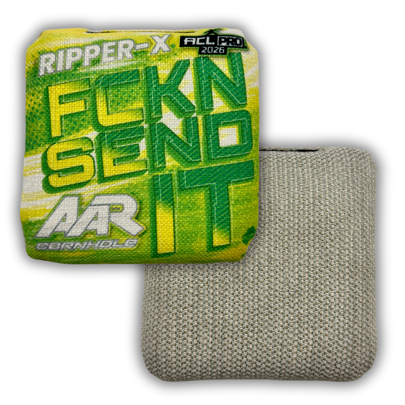 2026 AAR Ripper-X Cornhole Bags - FCKN SEND IT Edition - ACL Pro Stamped - SET OF 4