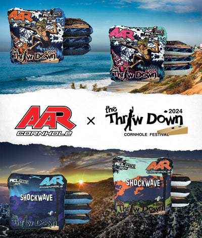 2024 Throw Down Cornhole Festival Official Tournament Bags - Multiple Series/Designs - ACL PRO STAMPED - SET OF 4
